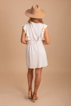 Listicle Made For You Mini Dress 24 Listicle Made For You Mini Dress -bella ella boutique shop MadeForYouMiniDress BackWhite 5000x