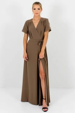 Bella Ella Boutique Memory Lane Brown Maxi Dress 13 Bella Ella Boutique Memory Lane Brown Maxi Dress -bella ella boutique shop Memory Lane Brown Dress Front2 5000x