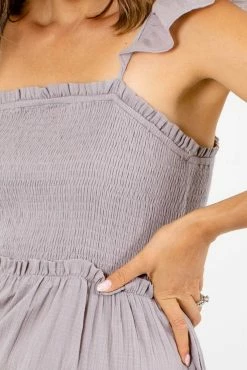 Listicle Mindful Living Maxi Dress 16 Listicle Mindful Living Maxi Dress -bella ella boutique shop Mindful Living Gray Dress Detail 5000x