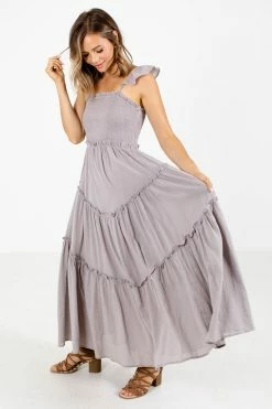 Listicle Mindful Living Maxi Dress 17 Listicle Mindful Living Maxi Dress -bella ella boutique shop Mindful Living Gray Dress Side 5000x