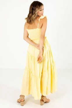 Listicle Mindful Living Maxi Dress 19 Listicle Mindful Living Maxi Dress -bella ella boutique shop Mindful Living Yellow Dress Back 5000x