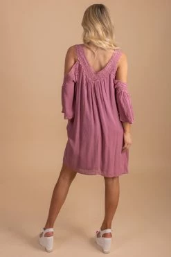 Wholesale Fashion Square My Destiny Cold Shoulder Mini Dress -bella ella boutique shop MyDestinyColdShoulderMiniDressback 5000x