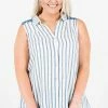 Bella Ella Boutique Nautical Girl White Striped Tank -bella ella boutique shop Nautical Girl White Striped Tank Front 5000x