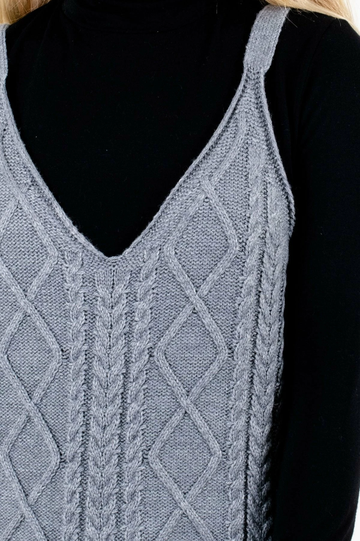 Bella Ella Boutique New Perspective Gray Knee-Length Dress 5 Bella Ella Boutique New Perspective Gray Knee-Length Dress - Image 3