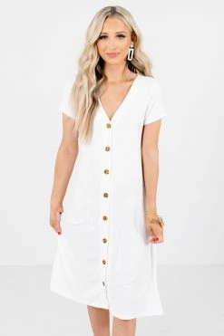 Heart & Hips One In A Million White Midi Dress 13 Heart & Hips One In A Million White Midi Dress -bella ella boutique shop One in a Million White Dress Front2 5000x