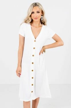 Heart & Hips One In A Million White Midi Dress