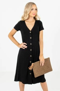 Heart & Hips One In A Million Black Midi Dress