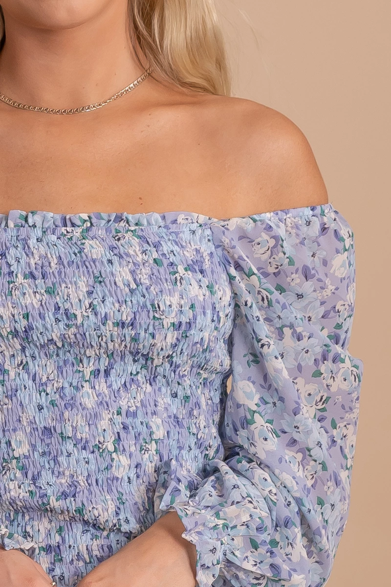 Haute Monde Pace Of Nature Smocked Floral Mini Dress 5 Haute Monde Pace Of Nature Smocked Floral Mini Dress - Image 3