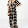 Bella Ella Boutique Perfect Timing Black Plaid Jumpsuit 1 Bella Ella Boutique Perfect Timing Black Plaid Jumpsuit -bella ella boutique shop Perfect Timing Black Jumpsuit Front3 5000x