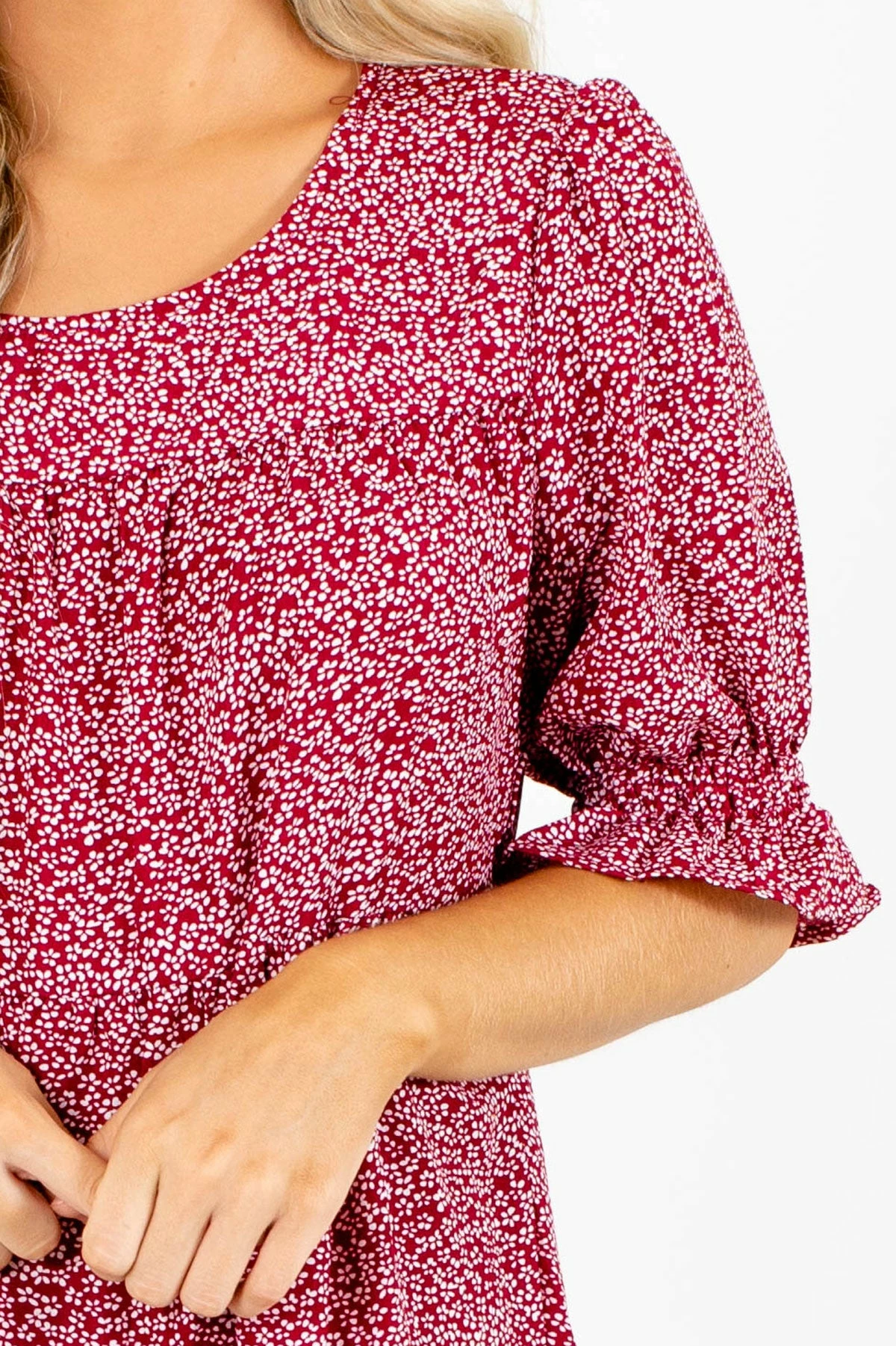 Tea N Rose Pick The Poppies Floral Midi Dress 7 Tea N Rose Pick The Poppies Floral Midi Dress - Image 5