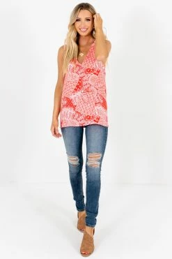 Bella Ella Boutique Positive Vibes Red Paisley Tank 14 Bella Ella Boutique Positive Vibes Red Paisley Tank -bella ella boutique shop Positive Vibes Red Paisley Tank Full 5000x
