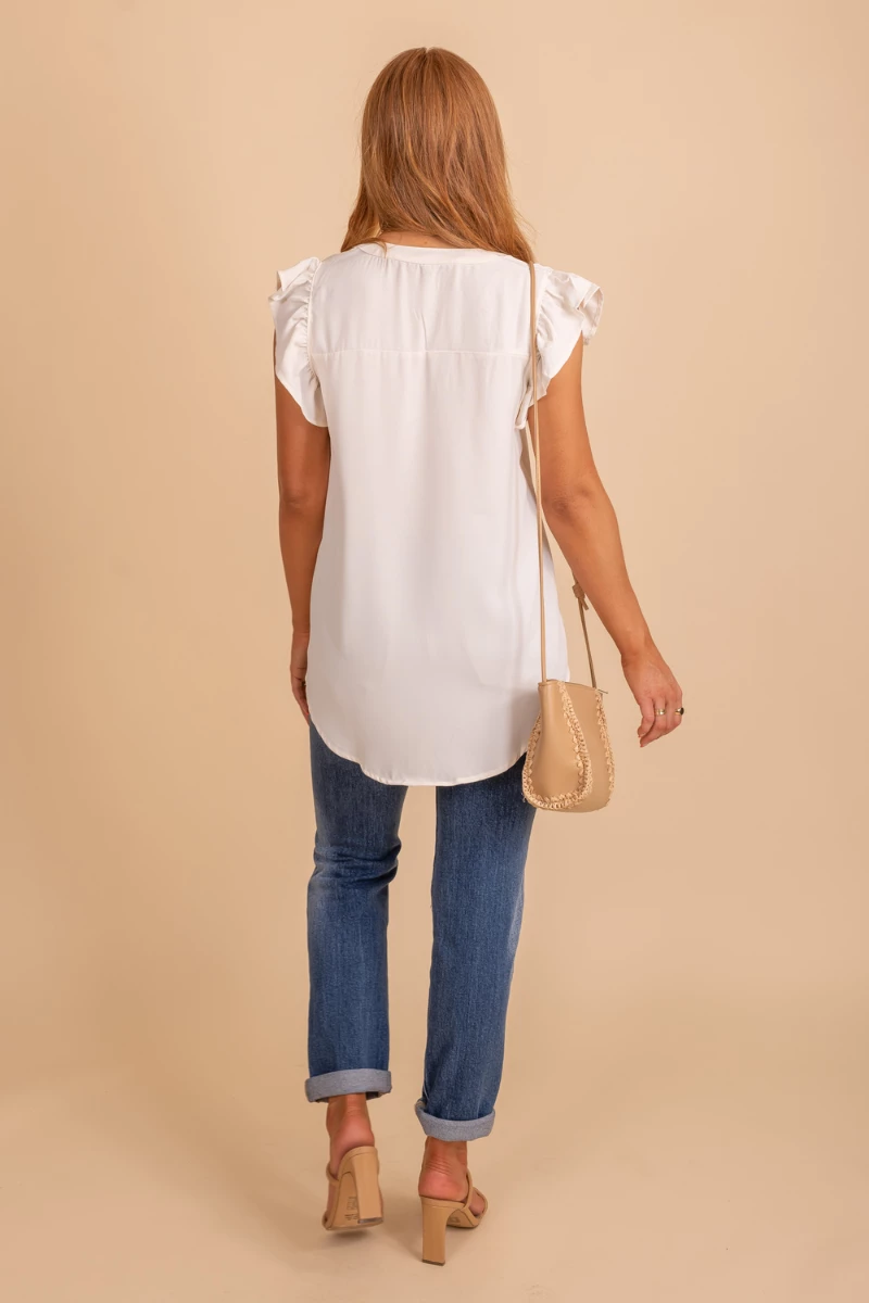 Zenana Right Reasons Short Sleeve Blouse 5 Zenana Right Reasons Short Sleeve Blouse - Image 3