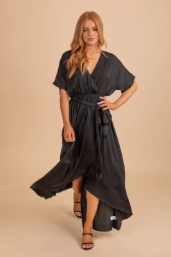 Dress Day Stand Out Maxi Wrap Dress