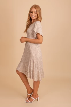 Reborn J Stealing Time Patterned Knee-Length Dress 25 Reborn J Stealing Time Patterned Knee-Length Dress -bella ella boutique shop StealingTimePatternedKnee LengthDress Side 5000x