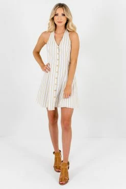 Bella Ella Boutique Sweet Retreat White Striped Mini Dress 11 Bella Ella Boutique Sweet Retreat White Striped Mini Dress -bella ella boutique shop Sweet Retreat White Dress Full Front2 5000x