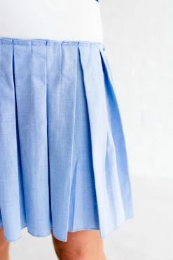 Bella Ella Boutique Sweet Sailing White Striped Mini Dress -bella ella boutique shop Sweet Sailing White Dress Detail2 5000x