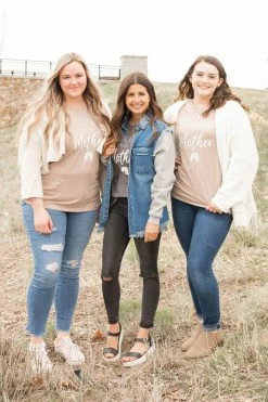 Zenana Tough As A Mother Graphic Tee -bella ella boutique shop TAM Tees Lifestyle 5000x