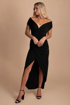 Cameo Take Me Out Maxi Dress 15 Cameo Take Me Out Maxi Dress -bella ella boutique shop TakeMeOut Black Maxi Dress 5 5000x