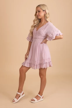 Blu Ivy This Time Around Lace Detail Mini Dress -bella ella boutique shop ThisTimeAroundLaceDetailMiniDress RESHOOT Side 5000x