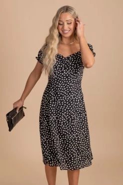 She + Sky Timeless Love Patterned Midi Dress -bella ella boutique shop TimelessLovePatternedMidiDressfront 5000x