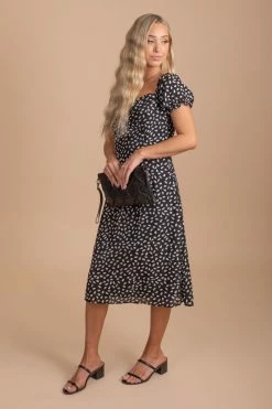 She + Sky Timeless Love Patterned Midi Dress -bella ella boutique shop TimelessLovePatternedMidiDressside 5000x