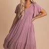 In Loom Touring Rome Midi Dress 2 In Loom Touring Rome Midi Dress -bella ella boutique shop TouringRome Smocked Maxi Dress Dusty Mauve 5000x