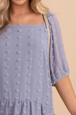 Listicle Whatever Happens Swiss Dot Mini Dress -bella ella boutique shop WhateverHappensSwissDotMiniDress DetailBlue 5000x