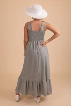 Listicle Whimsical Love Tiered Maxi Dress -bella ella boutique shop WhimsicalLoveTieredMaxiDress Back 5000x