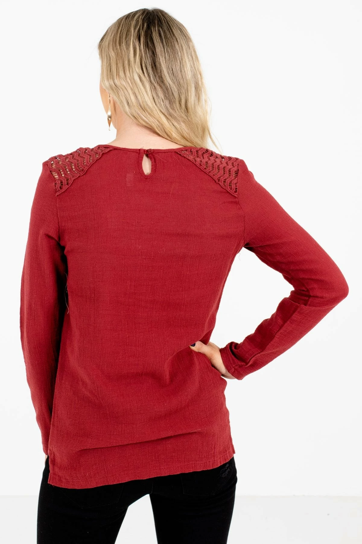 Bella Ella Boutique You're My Everything Red Top 4 Bella Ella Boutique You're My Everything Red Top - Image 2