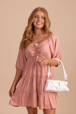 L Love Inc Among The Tulips Tiered Mini Dress -bella ella boutique shop amongthetulipstieredminipinkfront 5000x