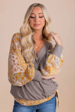 L Love Inc Marigold Medley Faux Wrap Top 22 L Love Inc Marigold Medley Faux Wrap Top -bella ella boutique shop another 5000x