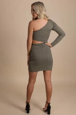 Le Lis Time To Move On One Sleeve Mini Dress - Dark Green 10 Le Lis Time To Move On One Sleeve Mini Dress - Dark Green -bella ella boutique shop back 580d3a09 1f66 437f 978e 74e249dd5da8 5000x
