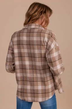 Lily Clothing One With Nature Plaid Button Up Top -bella ella boutique shop back 75b2a75a 8743 4116 8e51 4be73e9b6b59 5000x