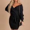 Love Tree / Style Melody Changing Seasons Mini Sweater Dress -bella ella boutique shop black front 072d1887 1947 43f7 9d8d 5f779f7f243e 5000x