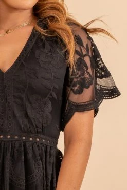 Ice Bird Simple Serenity Lace Maxi Dress 26 Ice Bird Simple Serenity Lace Maxi Dress -bella ella boutique shop blacklacemaxidetail 5000x