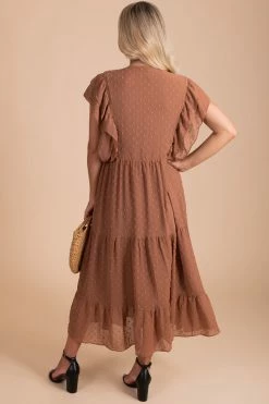 Bella Ella Boutique Time After Time Maxi Dress 54 Bella Ella Boutique Time After Time Maxi Dress -bella ella boutique shop brown back 5000x