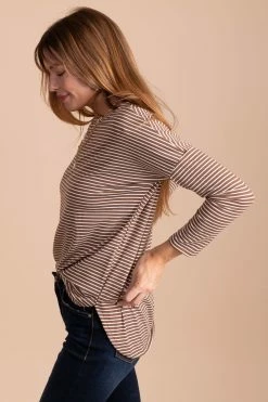 Ginger G Playing For Keeps Striped Long Sleeve Top 19 Ginger G Playing For Keeps Striped Long Sleeve Top -bella ella boutique shop brown side c3c9fd12 0b1f 445d b6b9 22fe382068fb 5000x