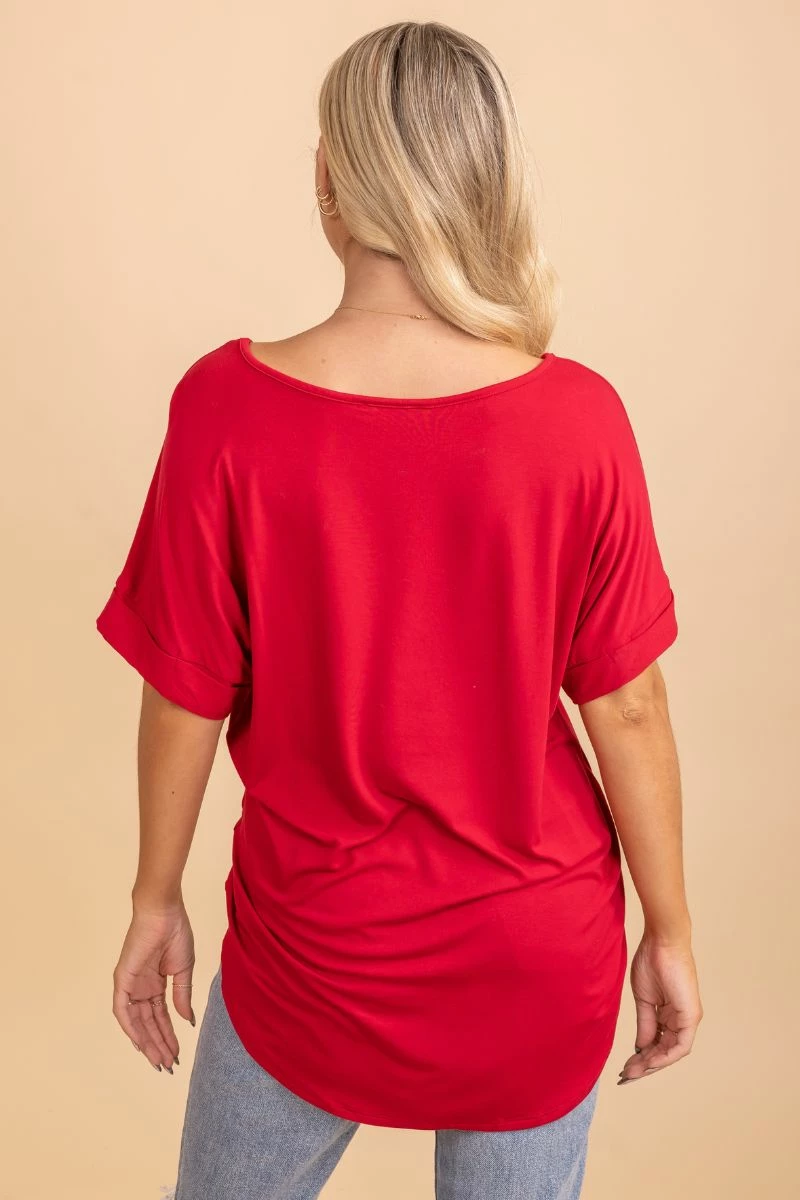 Zenana Wait For You V-Neck Top 44 Zenana Wait For You V-Neck Top - Image 42