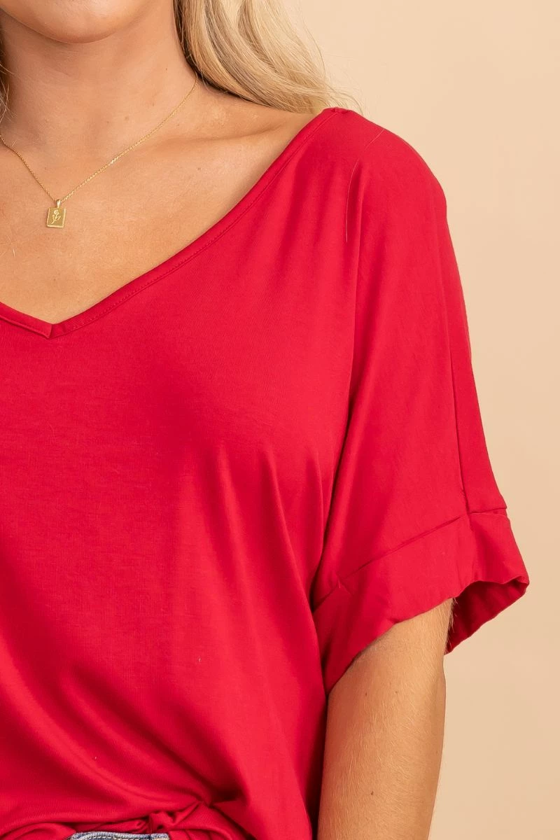 Zenana Wait For You V-Neck Top 43 Zenana Wait For You V-Neck Top - Image 41