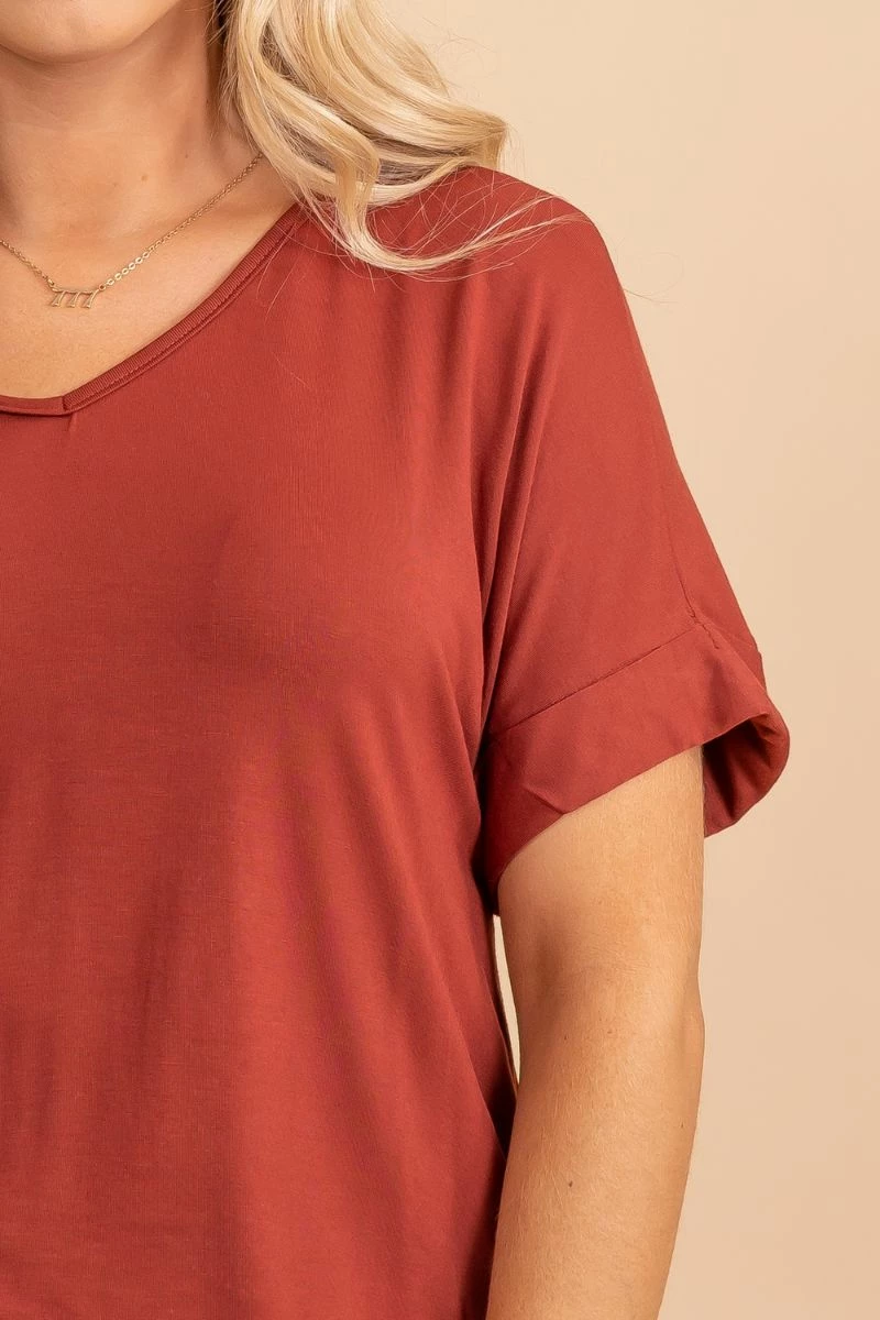 Zenana Wait For You V-Neck Top 4 Zenana Wait For You V-Neck Top - Image 2