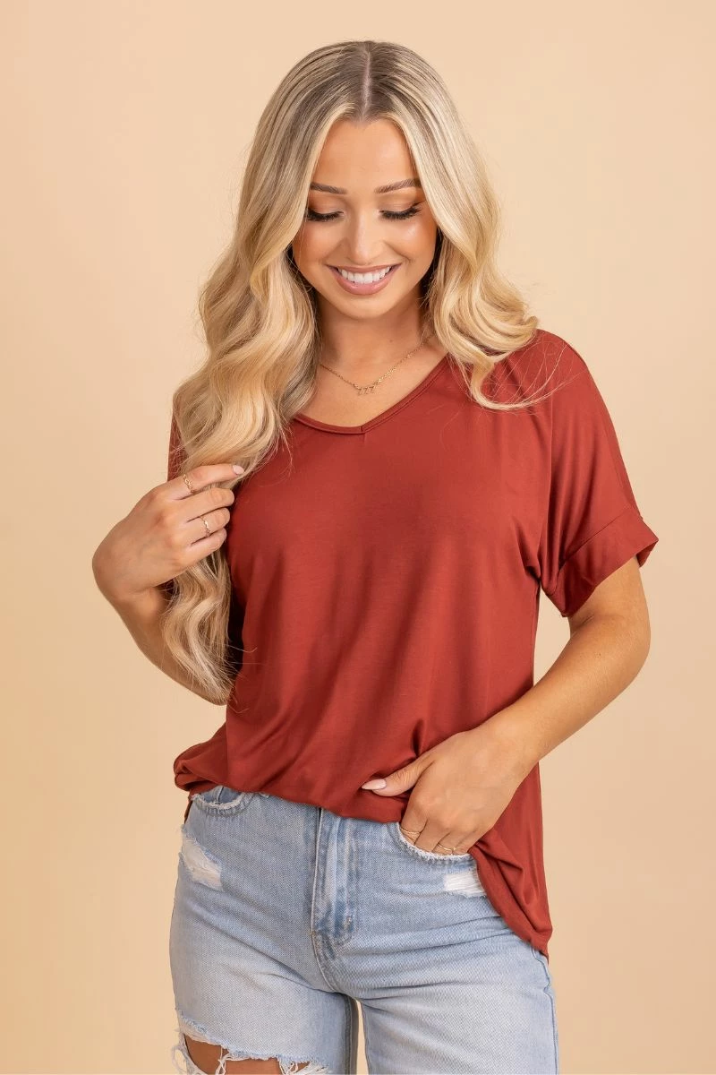 Zenana Wait For You V-Neck Top 3 Zenana Wait For You V-Neck Top