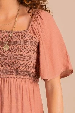 Mine & E&M Sunset Dream Mini Dress - Pink -bella ella boutique shop detail 412f7595 a199 46d6 95cc bdd80636b8be 5000x