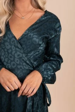 Adele B In The Wild Animal Print Wrap Dress - Dark Green 8 Adele B In The Wild Animal Print Wrap Dress - Dark Green -bella ella boutique shop detail 514d9720 d098 4db7 9e22 c563f3e232e2 5000x