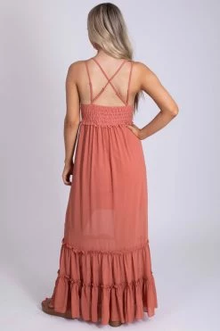 IRIS Find Your Voice Lace Maxi Dress 18 IRIS Find Your Voice Lace Maxi Dress -bella ella boutique shop find your voice pink back 5000x