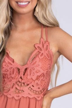 IRIS Find Your Voice Lace Maxi Dress 20 IRIS Find Your Voice Lace Maxi Dress -bella ella boutique shop find your voice pink detail 5000x