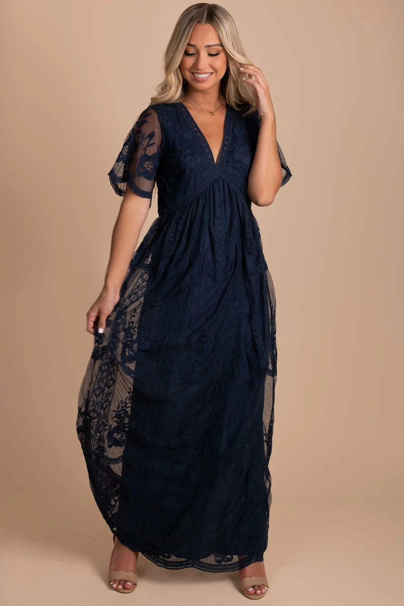 Ice Bird Simple Serenity Lace Maxi Dress 19 Ice Bird Simple Serenity Lace Maxi Dress - Image 17