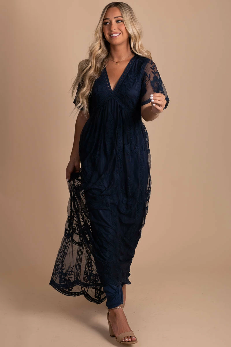 Ice Bird Simple Serenity Lace Maxi Dress 20 Ice Bird Simple Serenity Lace Maxi Dress - Image 18