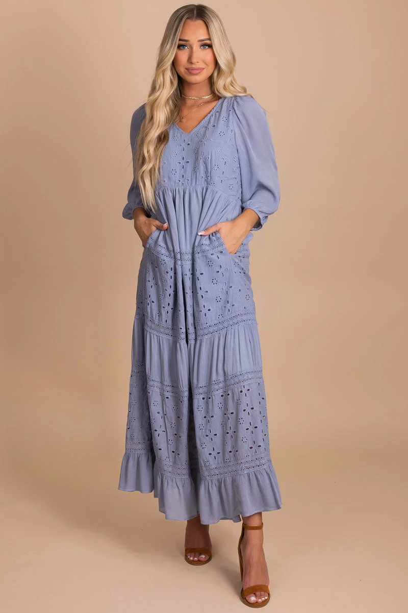 Listicle Make It Count Eyelet Detail Maxi Dress 3 Listicle Make It Count Eyelet Detail Maxi Dress
