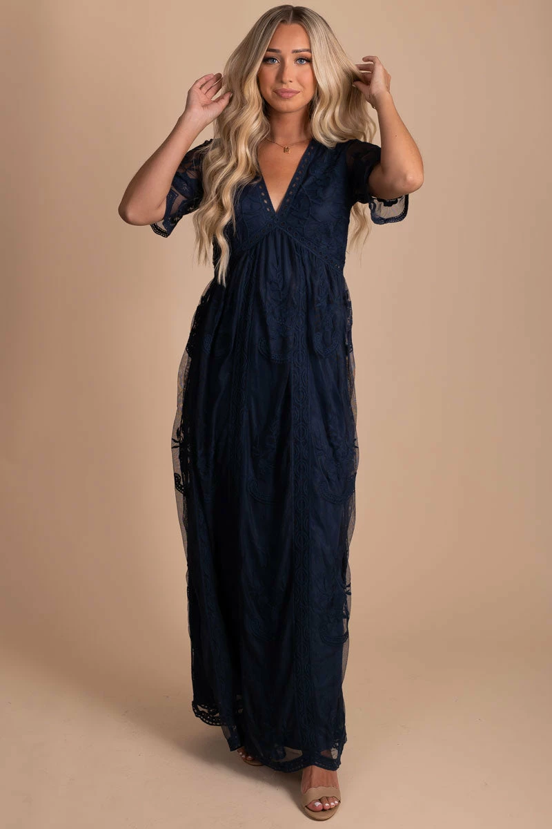 Ice Bird Simple Serenity Lace Maxi Dress 21 Ice Bird Simple Serenity Lace Maxi Dress - Image 19