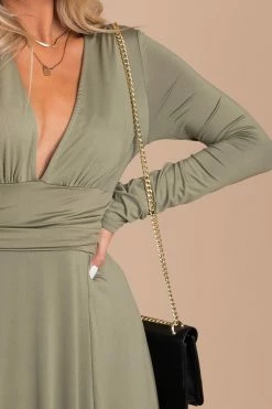 Dress Day Inspire Me Long Sleeve Maxi Dress -bella ella boutique shop green detail 8035aec4 c07f 46e1 b6ac 735efd1f2bfb 5000x